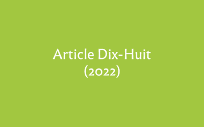 Article Dix-Huit